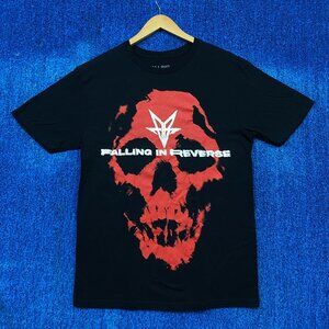 Falling in Reverse Red Skull Logo Pop Punk Metal Band Tee M